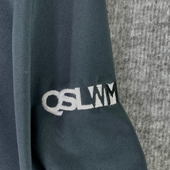 Peter Millar Perth Men Large Black Golf Performance Stretch 1/4 Zip Quarter Zip - Picture 4 of 11